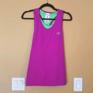 Adidas double layered tank top medium
